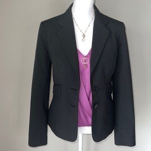 The Limited Full Black/White Pinstripe Suit